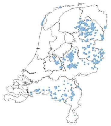 Doorgegeven heideblauwtjes na 2010