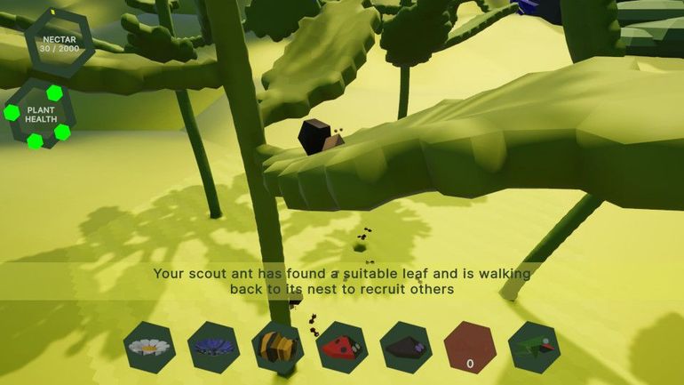 Screenshot uit de game Phero