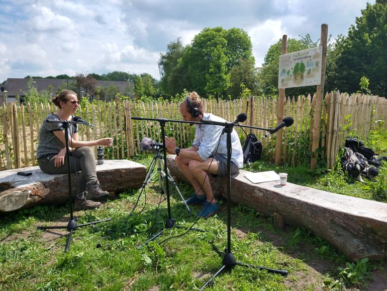 Het maken van de tiny forest podcast