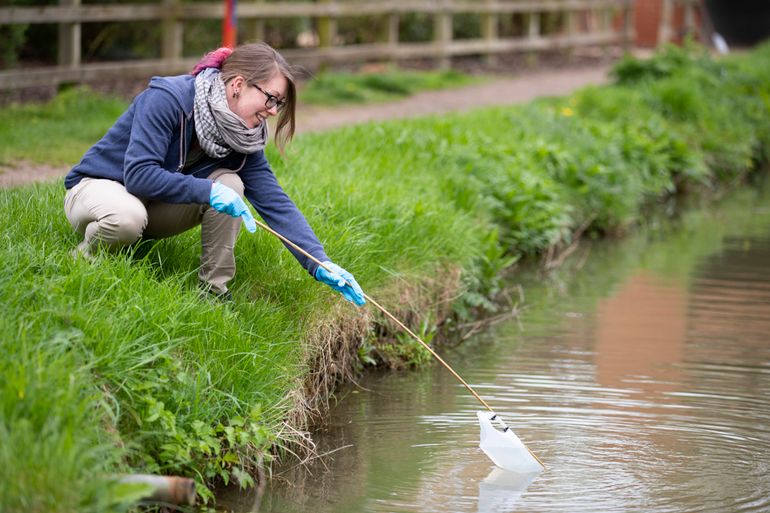 Taking water samples is easy