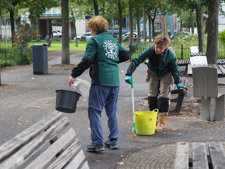 Vrijwilligers aan de slag in Park 1943