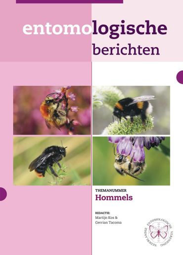 Omslag themanummer Hommels van Entomologische Berichten 83 (6)