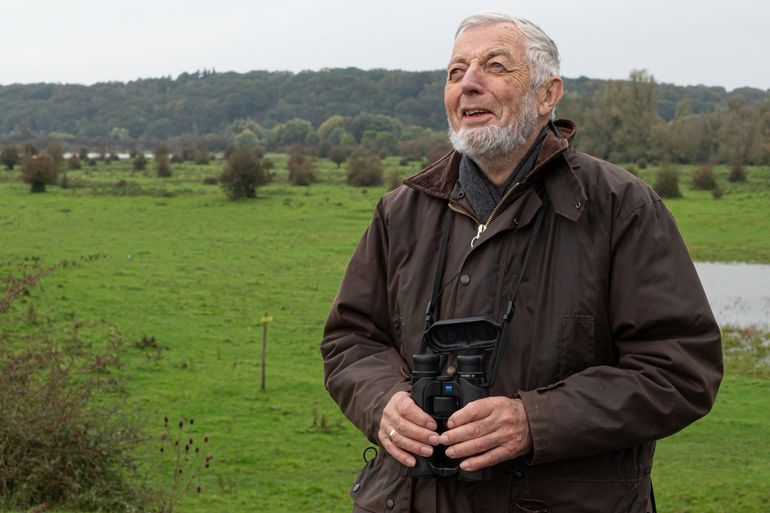 Nico de Haan in zijn natuurlijke habitat