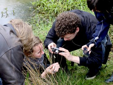 Actief bezig in de natuur