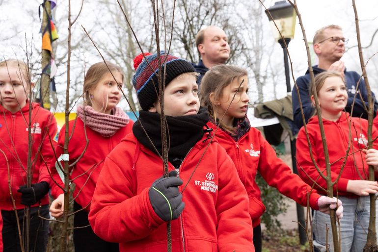 Kinderen van scouting Sint Stephanus Martina uit Borne