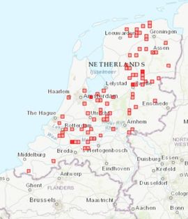 Vindplaatsen oogsteelslakkenworm op Waarneming.nl