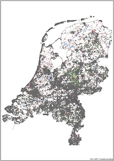 Waarnemingen van konijnen vanaf 2010