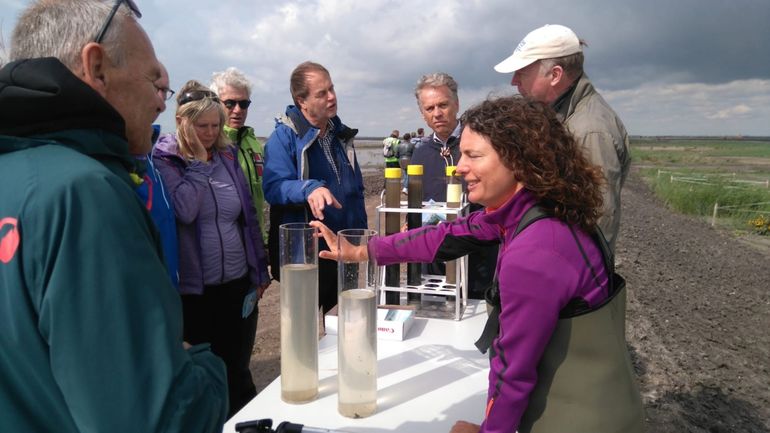 Liesbeth Bakker at the official opening on 8 September