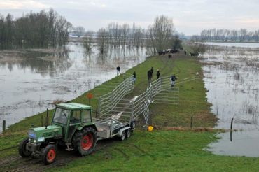 Vangkraal staat klaar om dieren te evacueren