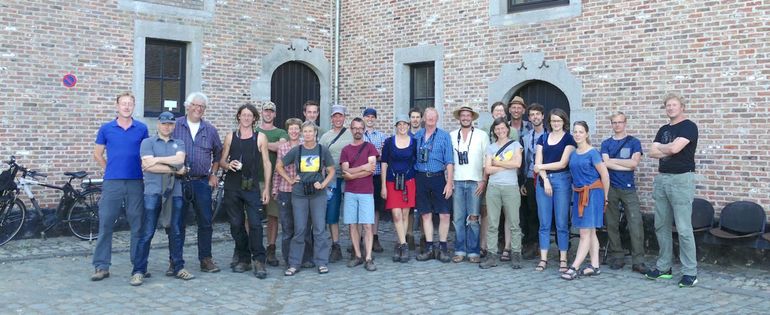 Groepsfoto van deelnemers aan Kiek 'n Gors 2017, Haspengouw