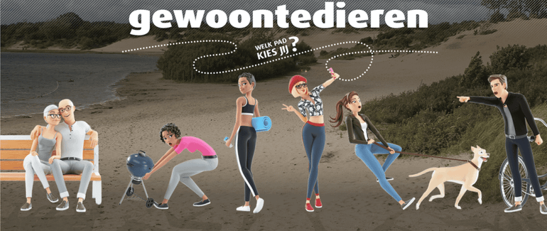 De tentoonstelling Gewoontedieren is nu te zien in Bezoekerscentrum De Kennemerduinen