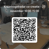 Scan de QR-code voor de workshop op 27 november