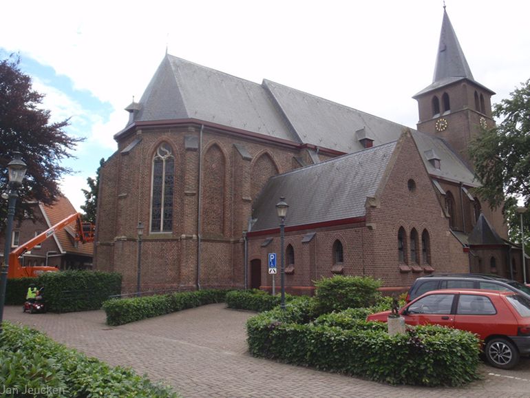 De zolder van de heilige Sint-Matthiaskerk in Castenray is een verblijfplaats van een grote kraamgroep laatvliegers