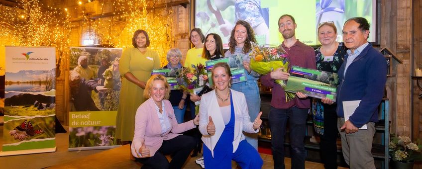 Drie groene initiatieven zijn donderdag 10 oktober in de prijzen gevallen tijdens de zesde editie van Natuur in Eigen Hand.