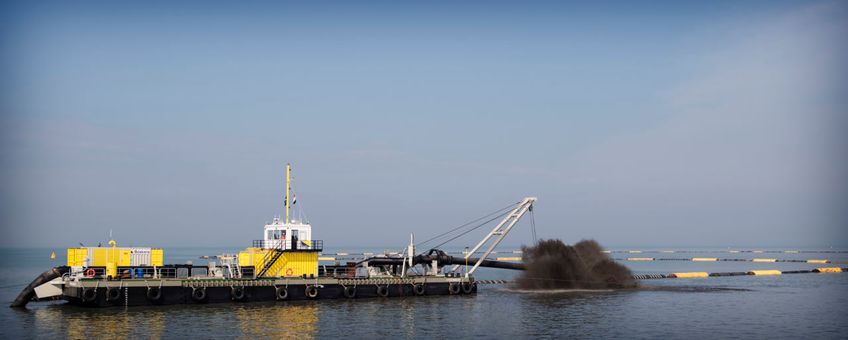 Marker Wadden boven water