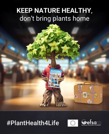 Poster van de Plant Health for Life-campagne van EFSA