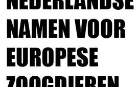 vzz logo Geef nieuwe zoogdieren een naam
