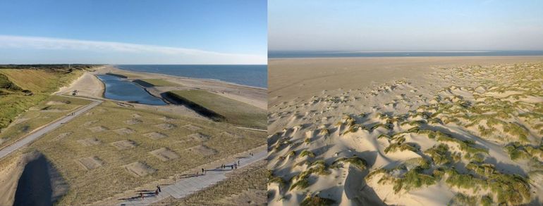 Kunstmatige en natuurlijke duinen
