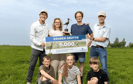 Gouden Grutto voor Durk Breeuwsma