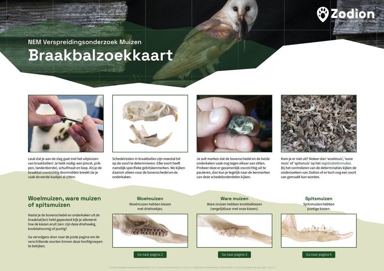 Digitale braakbalzoekkaart