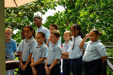 Junior Rangers at the Botanical Garden