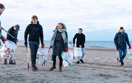 Schoonmaken van het Strand