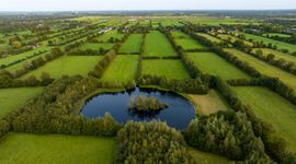Het coulisselandschap van de Noardlike Fryske Wâlden.