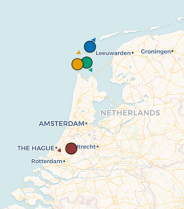 De gezenderde jonge blauwe kiekendieven kunnen nu online gevolgd worden