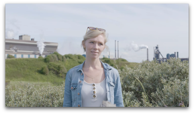 Lisette Mekkes, PhD onderzoeker bij Naturalis en een van de talenten in de film