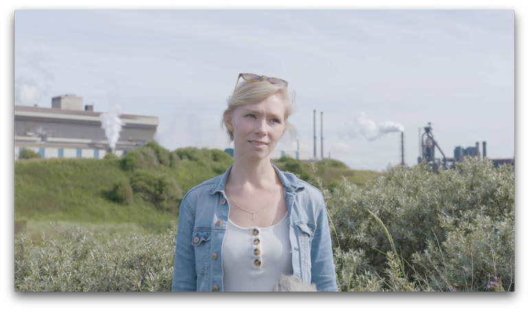 Lisette Mekkes, PhD researcher at Naturalis and one of the talents in the movie