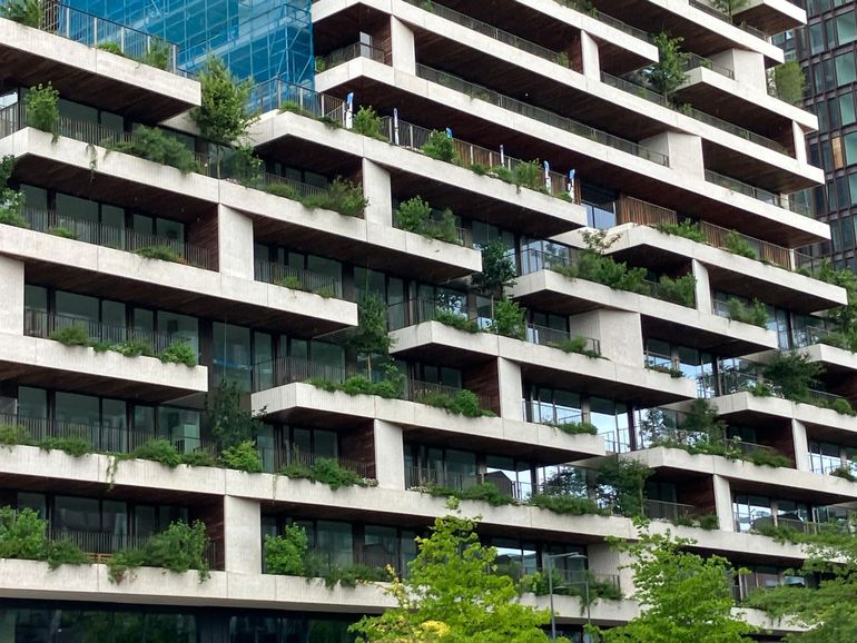 Natuur integreren in de bouw, een voorbeeld van een nieuw gebouw bij Utrecht Centraal