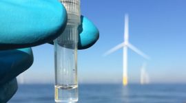 eDNA-materiaal verzamelen in windparken