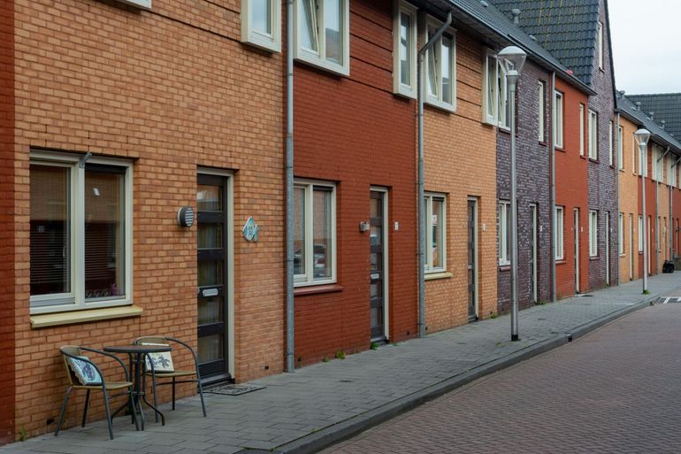 Nieuwbouwstraat zonder groen