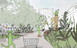 Groene Route Malburgen Arnhem Een impressie van het ontwerp.