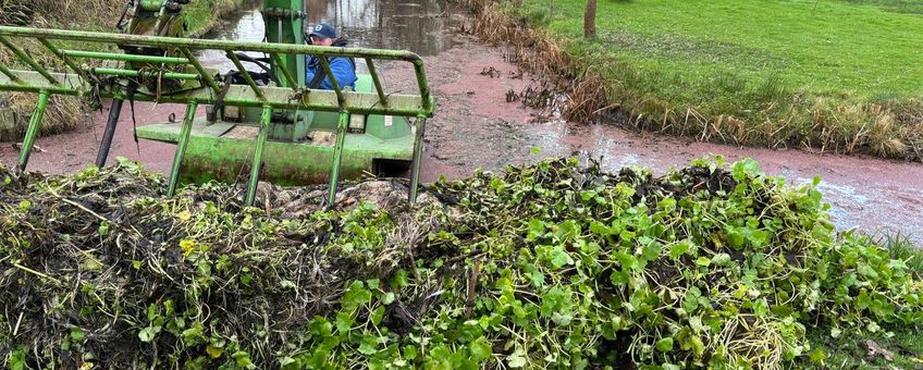 Het amfibievoertuig in actie