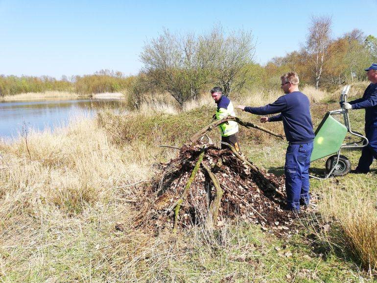 Broeihoop in de maak