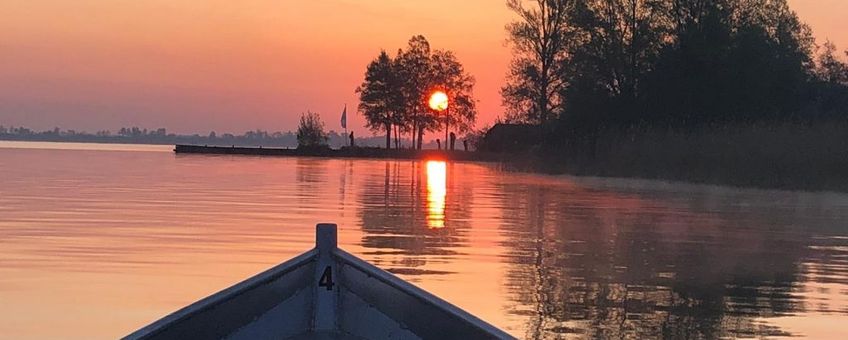 Zonsondergang in de Wieden