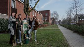 Stadsoase Diezerhof groepsfoto