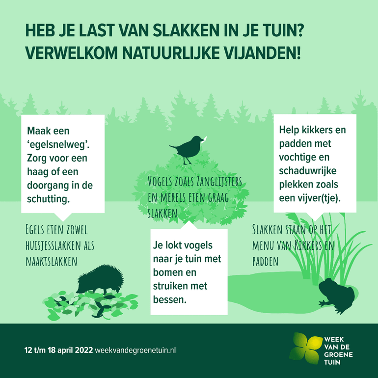 Hoe verwelkom je natuurlijke vijanden?