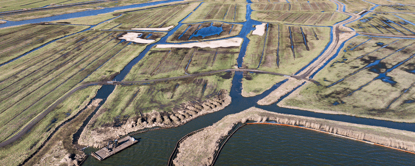 Luchtfoto Waterland-Oost