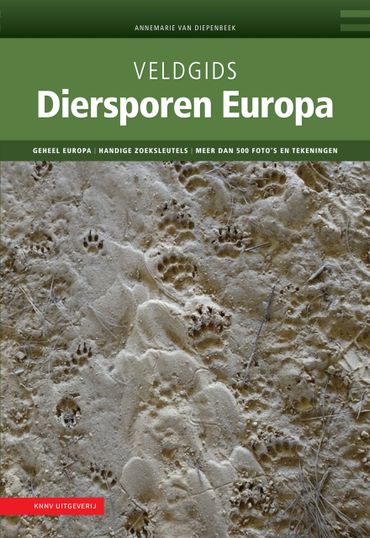 Omslag van de herziene en uitgebreide editie van Veldgids Diersporen Europa 