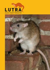Lutra is het wetenschappelijke tijdschrift van de Zoogdiervereniging dat tweemaal per jaar verschijnt. Wilt u Lutra ook ontvangen, klik dan op het plaatje voor meer informatie