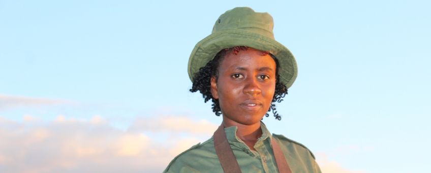 Eunice Mantei, ranger van IFAW's Team Lioness