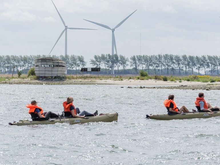 Genieten van vogels tijdens een sportieve uitdaging, de jonge rewilders vonden het leuk!