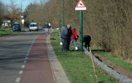 schermen plaatsen paddentrek