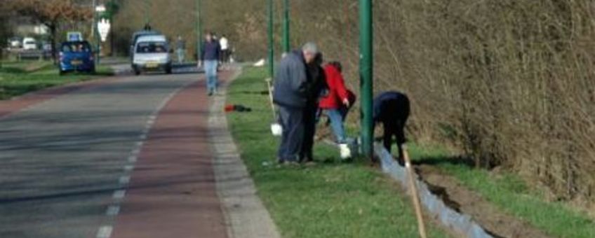 schermen plaatsen paddentrek