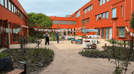 Opening vernieuwde binnentuin Dimence Groep Zwolle