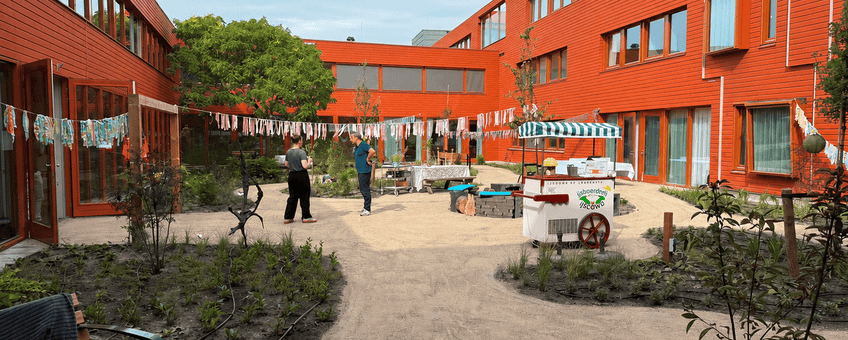 Opening vernieuwde binnentuin Dimence Groep Zwolle