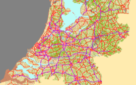 Groenmonitorkaart van Nederland op 2 februari 2014