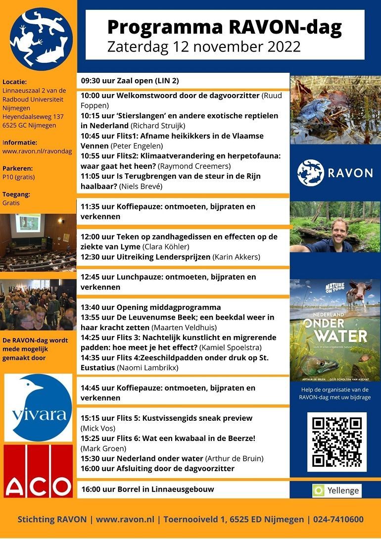 Programma RAVON-dag, klik op de figuur voor de PDF versie (pdf: 3,9 MB)